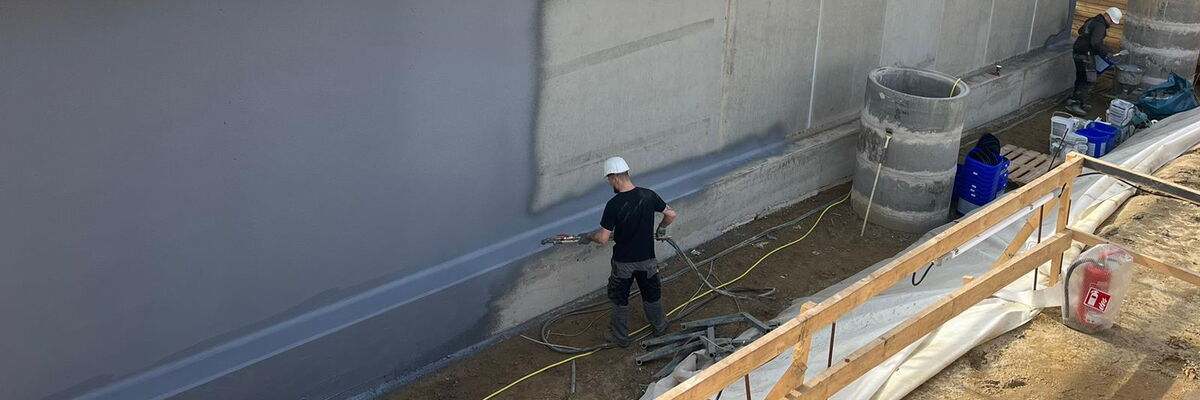 Abdichtungsarbeiten Bauwerkssockel